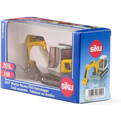 Koparka gąsienicowa Wacker Neuson ET65 model metalowy SIKU S3559